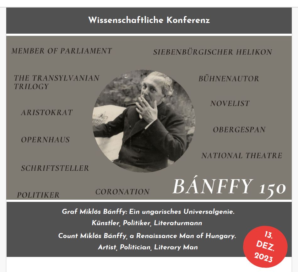 Konferencia Bánffy Miklós születésének 150. évfordulójára