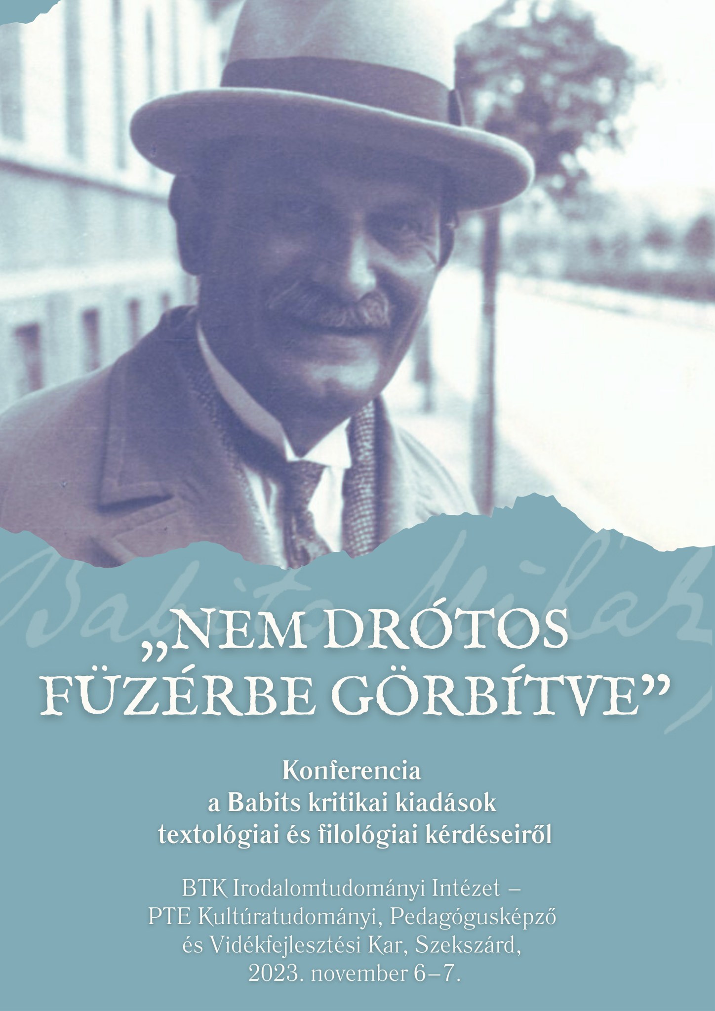 Konferencia Babits Mihály életművének textológiai és filológiai kérdéseiről